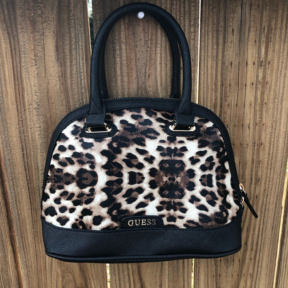 Guess Leopard Print Handbag